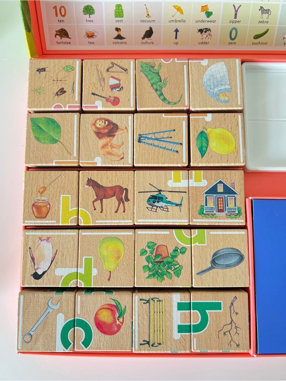 NWT Lovevery Wooden Letter Sound Blocks - Reading Skill Set